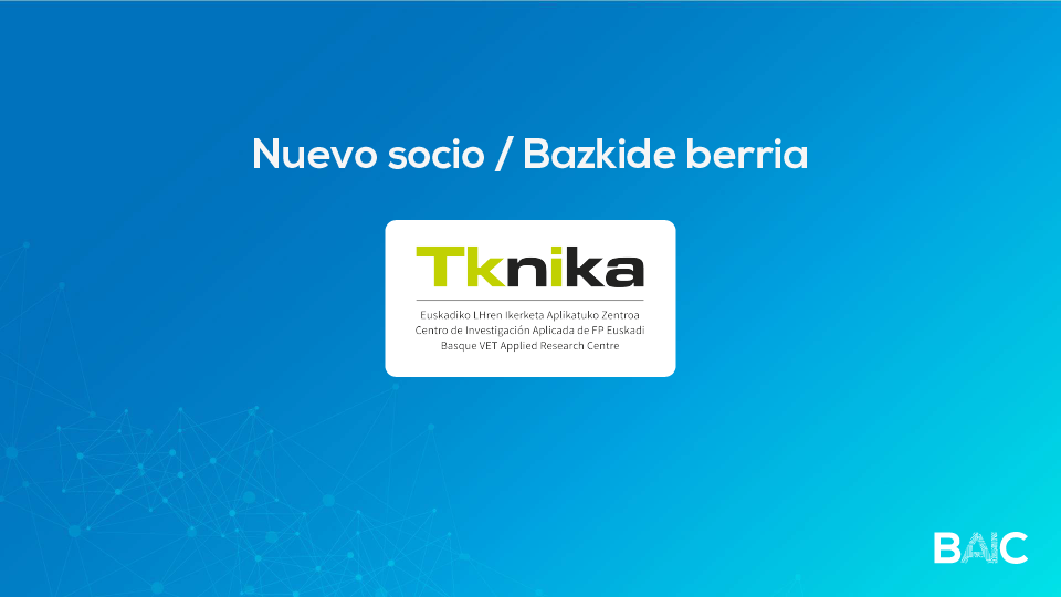 Tknika se suma al ecosistema de BAIC